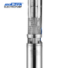MASTRA 10 pouces All en acier inoxydable Pompe à eau électrique submersible 10sp125 AC Pompe à eau submersible