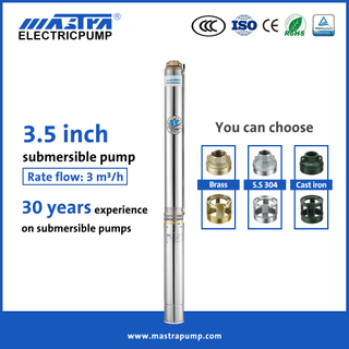 Pompe à eau de puits profond Mastra 3,5 pouces R85-QA pompe à eau d'irrigation submersible