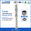 MASTRA 5 pouces Tous pompes à eau submersible en acier inoxydable pour fontaines 5SP25 10 HP Pompe submersible en 3 phases