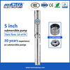 MASTRA 5 pouces All en acier inoxydable AC DC Pompe submersible 5Sp Pumps puits submersibles à vendre