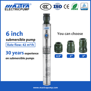 MASTRA 6 pouces 12 HP Prix submersible Prix Pumps d'irrigation électrique R150-GS à vendre