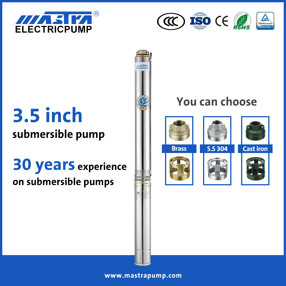 Mastra 3,5 pouces pompe à eau prix kenya R85-QF dc pompe de puits submersible