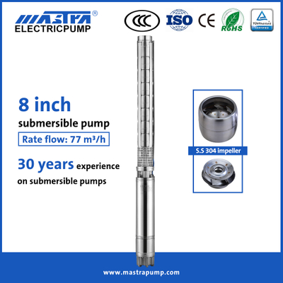 Mastra 8 pouces entièrement en acier inoxydable acheter pompe de puits de forage submersible 8SP pompe submersible ac
