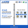 Pompe de forage de puits de profondeur Mastra 4 pouces R95-DG meilleure pompe submersible