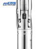 MASTRA 6 pouces All en acier inoxydable 15 HP Pompe puits submersible 6sp 10 HP Pompe submersible en 3 phases