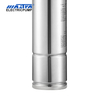 MASTRA 5 pouces All en acier inoxydable Pompe en eau solaire Prix 5SP30 Pompe en eau de mer en acier inoxydable